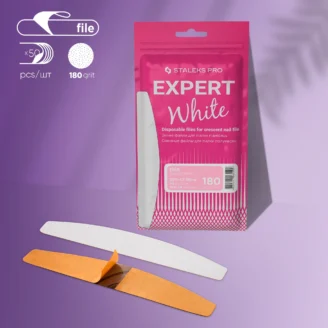 Limas descartáveis Expert white 180