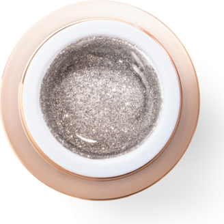 Metallic Glitter Gel Silver 5ml