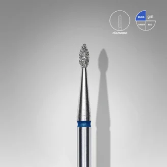 Carbide Diamond Drop Azul 4mm