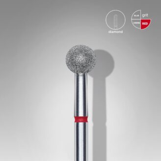 Carbide Diamond Bola Vermelho 5mm
