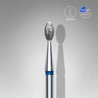 Carbide Diamond Olive Azul 2.5mm