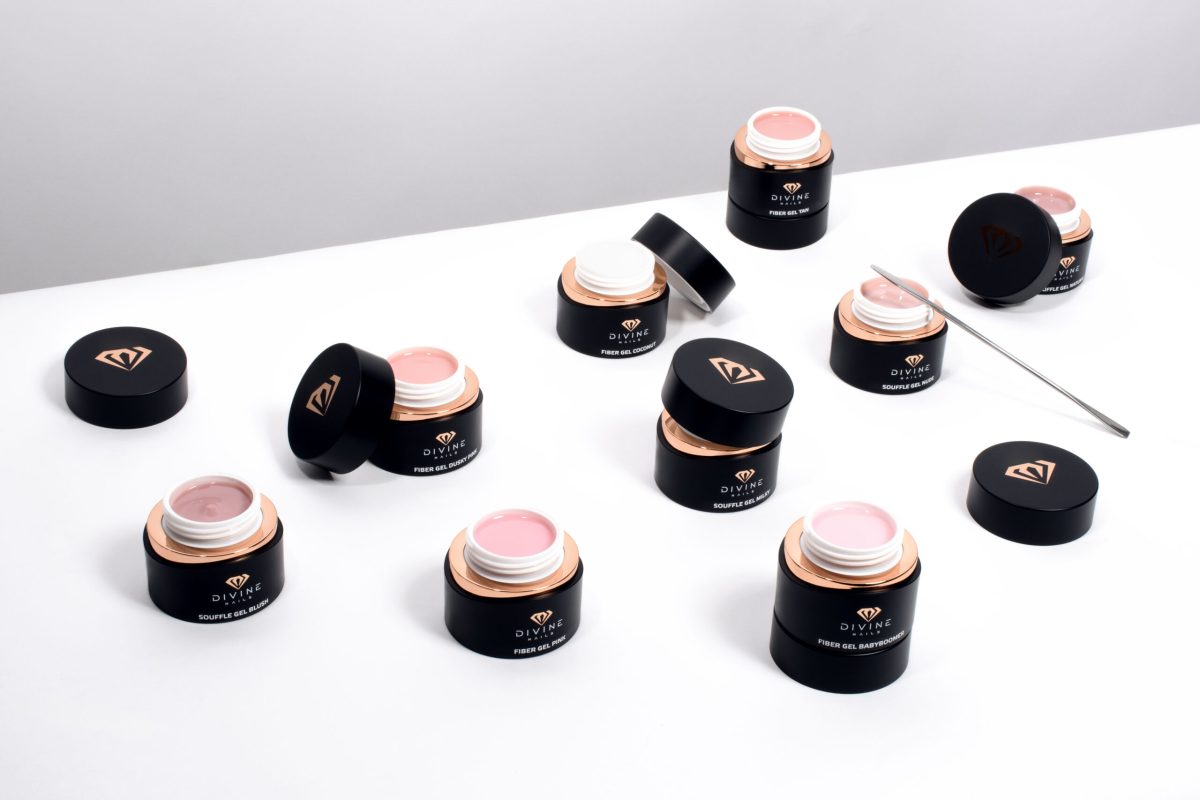 Gel Divine Nails sem TPO — produto profissional para unhas de gel